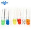 60PCS LED Diodes 5mm 3mm F3 F5 LED Light Emitting Diode Kit Red Orange Yellow Green Blue White 6 Colors