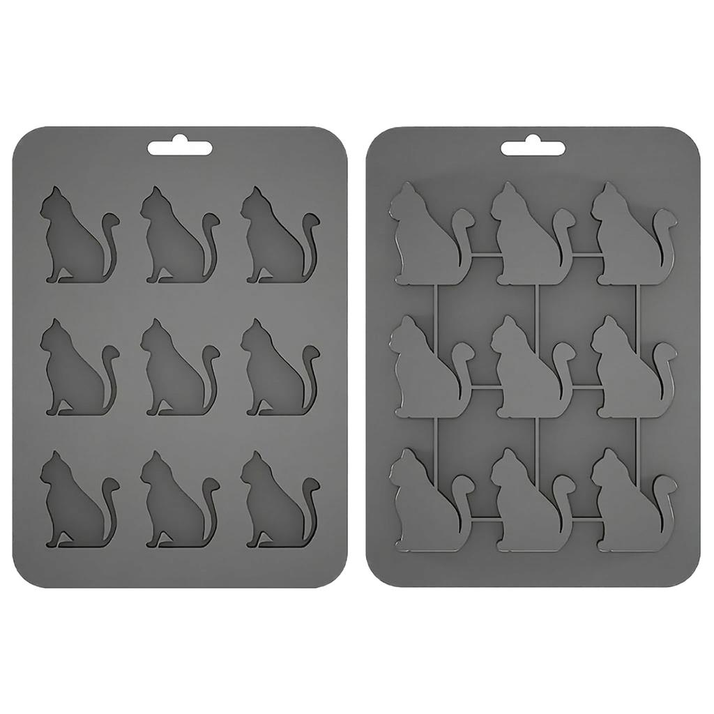 Animals Ice- Mold - Ocean Animals Turtle,Dolphins,Penguins,Silicone Mold For Baking Muffin Cake, Chocolate,Candy, Soap