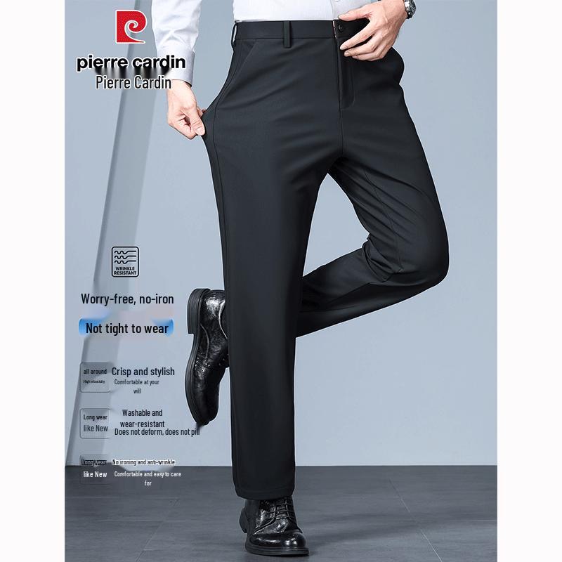 Pierre Cardin Мужские летние эластичные брюки в стиле business casual