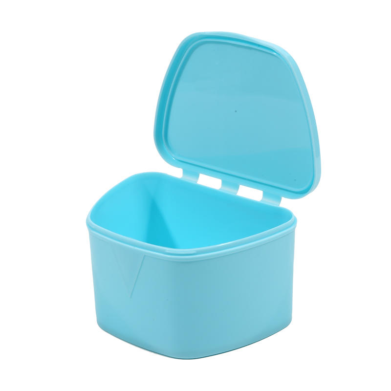 Стоматологическая коробка для зубных протезов Ортодонтическая коробка для зубной каппы Контейнер для ретейнера Пластиковый контейнер для отбеливания зубных протезов