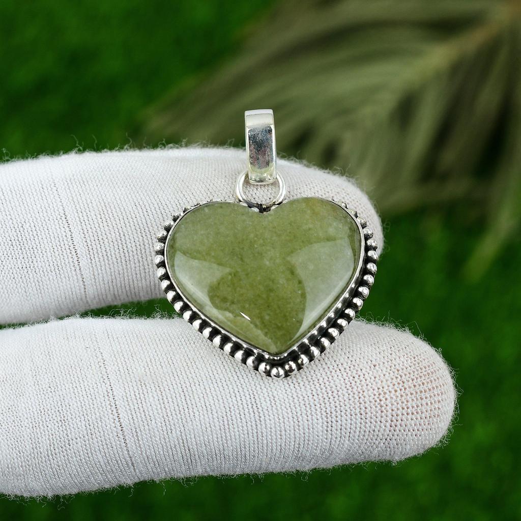 Подвеска из натурального полихромного яшмового драгоценного камня из стерлингового серебра 925 пробы, индийские украшения