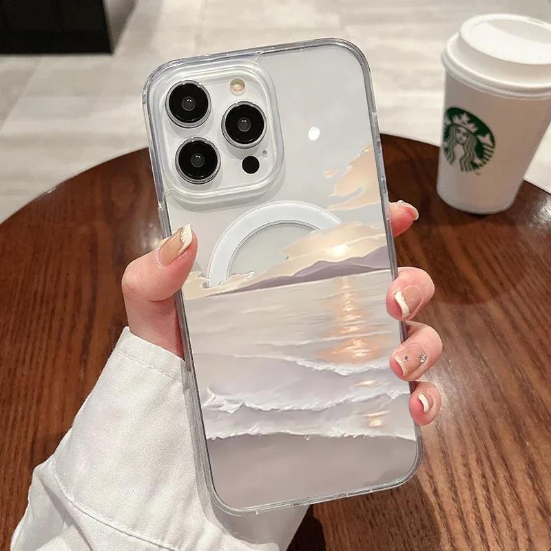 Красивая деревня у подножия горы Чехол для телефона для IPhone 17e 17 Pro Max 16 15 14 13 12 11 Plus Ударопрочный Чехол Ins