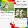 Собака Кошка Капибара Настенный Календарь 2024 Забавный Настенный Календарь с Животными Милый Забавный Подарочный Календарь с Животными Настенный Календарь