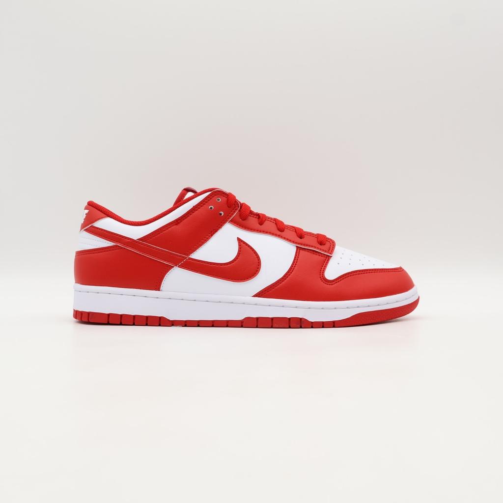 HF5441-104 Nike Dunk Low Retro Белый Белый Университетский Красный (Мужской)