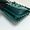 [Pre-Owned] Serpenti Forever Black Enamel Snake Head Clasp Flap Leather Shoulder Bag Medium - Very Good #HOHR03