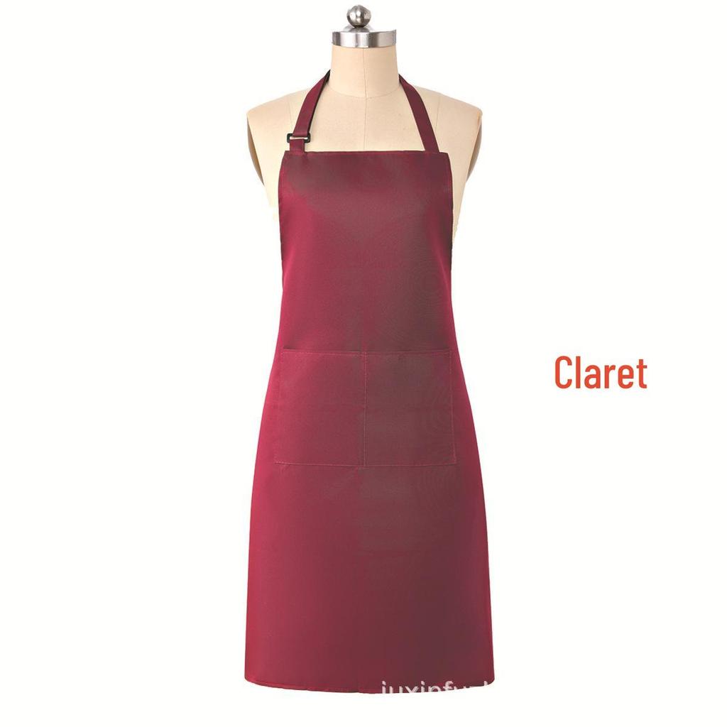 Длинный фартук шеф-повара с защитой от загрязнений для использования на кухне и в кафе