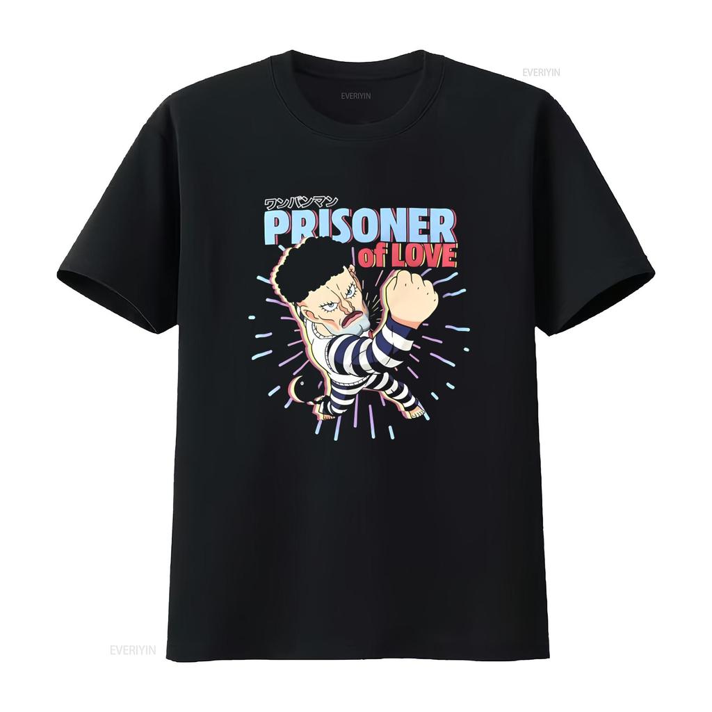 One Punch Unisex Unisexs Prisoner Of Love Print T Shirt New Xs Xl 2xl 3xl Vintage Designer Clothes Homme Casual Streetwear