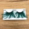 Eye Makeup Tools Dark Green Stage Use Feather False Eyelashes Eyelashes Extension 3D Thick Winged