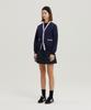 A Ben Slim Flare Banding Skirt Navy