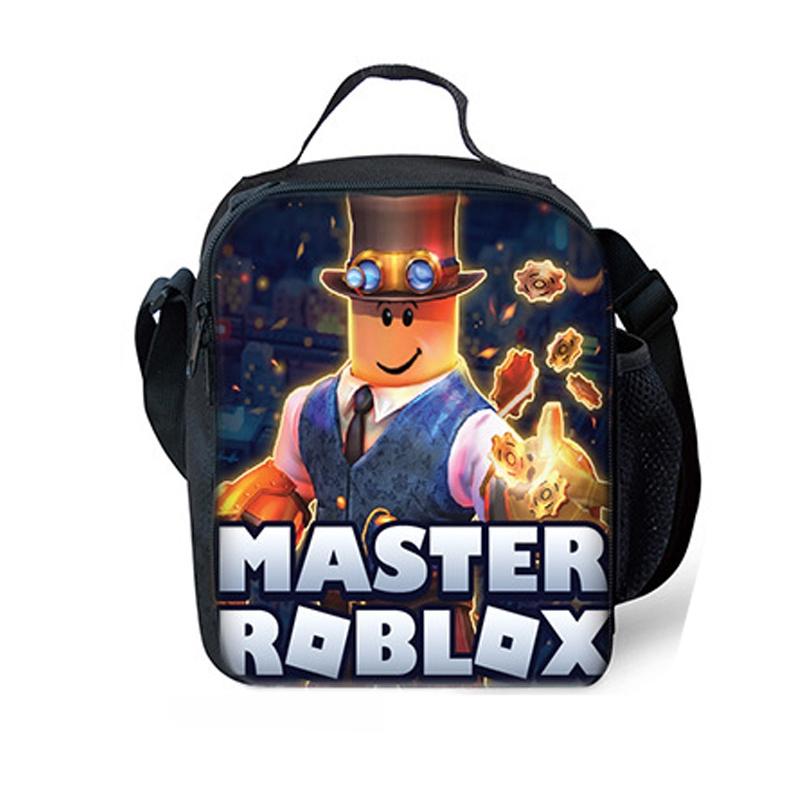 Рюкзак Roblox большой вместимости с плавными двойными молниями для школы и путешествий