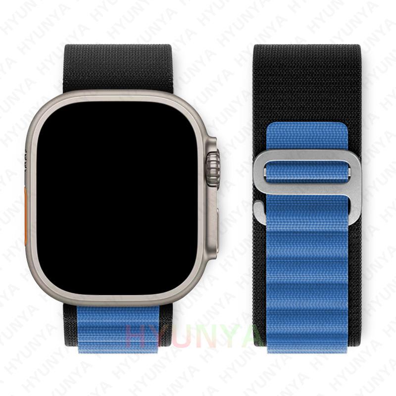 Альпийский ремешок для Apple Watch Band Series 10 9 8 7 SE Ultra 2 41мм 42мм 45мм 46мм 49мм 40мм 44мм IWatch Correa Ремешок Браслет