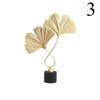 Nordic Metal Office Table Top Decoration Gingko Leaf Ornament Home Supply Porch Craft