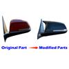 Крышка бокового зеркала подходит для BMW F20 F21 F22 F23 F30 F32 F36, X1 E84 F87, автомобильные аксессуары, зеркало заднего вида