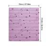 77cm*70cm 3D Wall Sticker Imitation Brick Bedroom Home Decor Waterproof Anti-mold Self-adhesive DIY Wallpaper For Living Room
