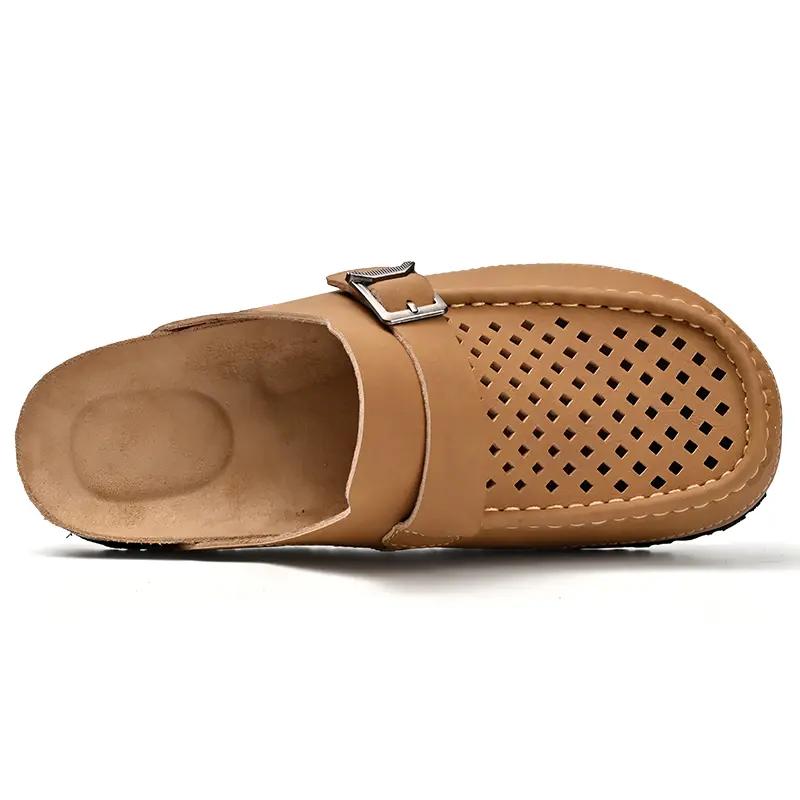 Классические мужские мягкие сабо, тапочки, повседневные сандалии