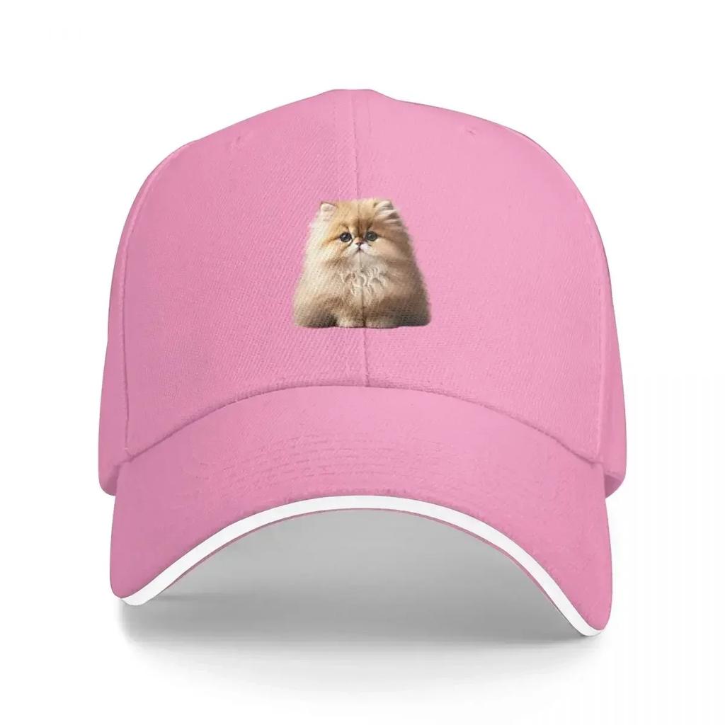 New Persian Kitten Baseball Cap Military Man sun caps Vintage s Women Mens