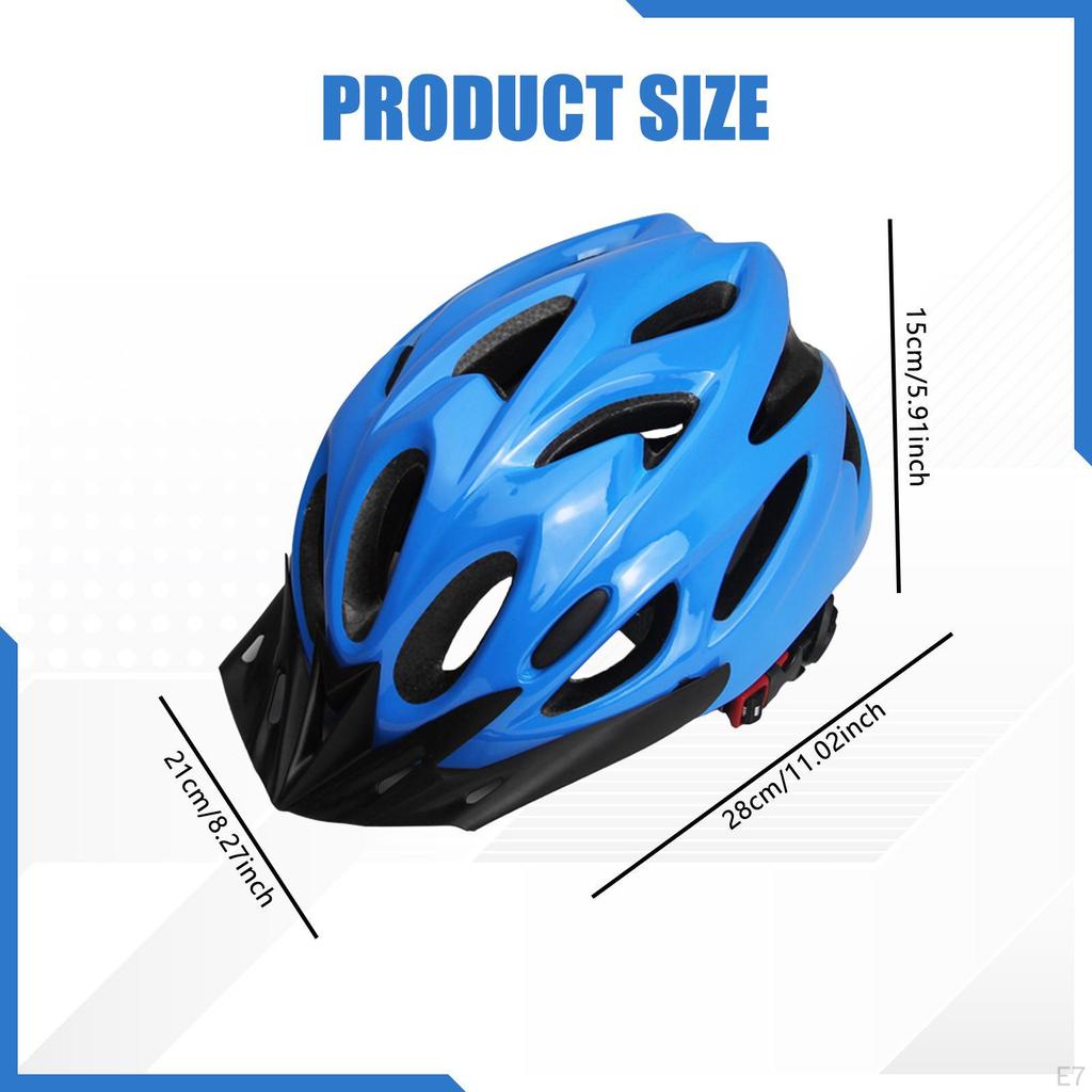 Bike Helmet Practical Shock Absorption for Men Women Adjustable Lightweight
