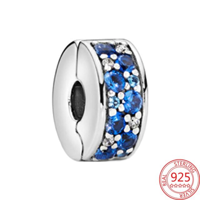 925 Sterling Silver Glass Beads Charms for Jewelry DIY Making Fit Original Bracelets Bangles for Women Gift