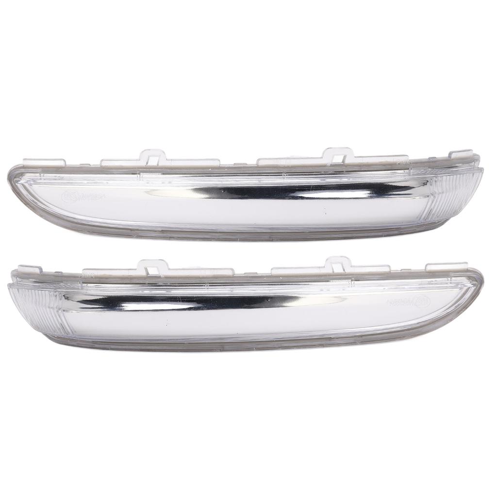 1 Pair Rearview Mirror Turn Signal Shell 9814464680 Wing Mirror Indicator Lamp Lens Replacement for