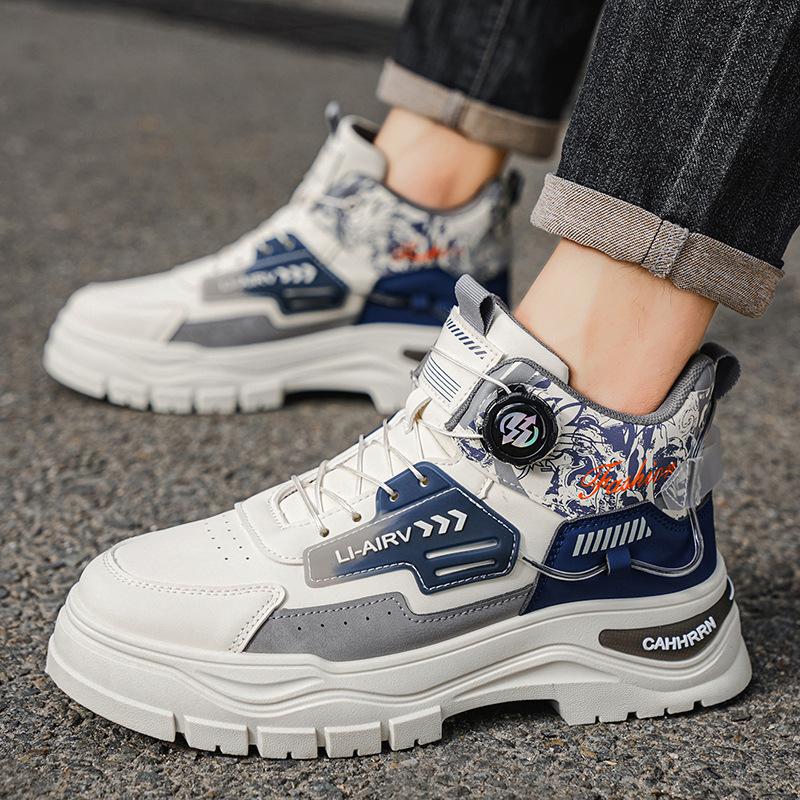 Autumn and winter casual sports board shoes new white Martin boots G