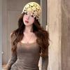Цветочные вязаные шапки милая этническая шапка милая вязаная шапка для улицы