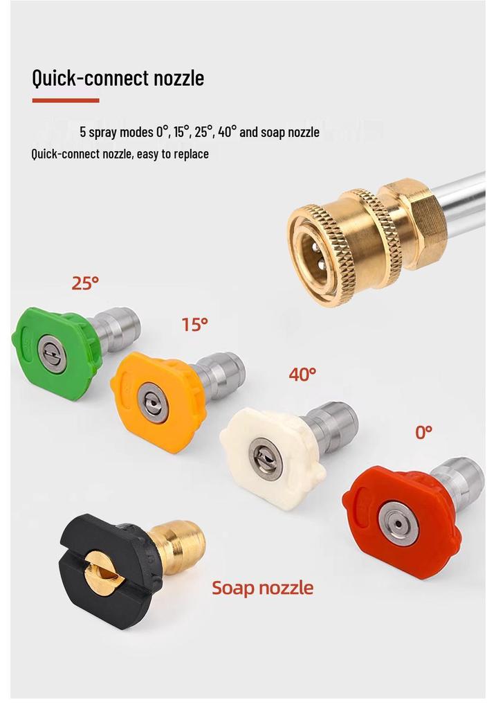 High-Pressure Washer Lance & Gun Head for Bosch AR & Black & Decker