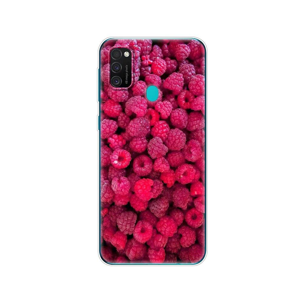 Чехол для Samsung M21, 6,4 дюйма, силиконовый мягкий чехол из ТПУ для Samsung Galaxy M21 M 21 SM-M215FZGUSER m215, задняя сумка для телефона, защитный чехол