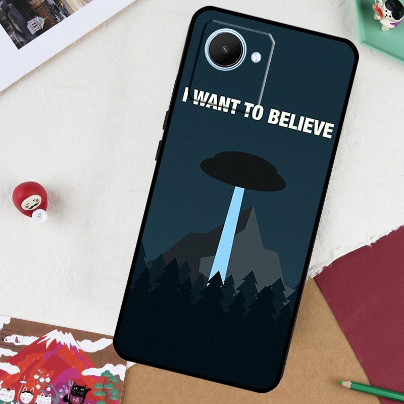 Я хочу верить Чехол для For Realme GT7 Pro GT 6T 5 6 C67 C75 C61 C55 C53 C51 C21Y C25S 10 11 12 13 14 Pro Plus