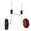Kayak Cart with 10 Inch Solid Wheels Adjustable Width Heavy Duty Foldable Canoe Carrier Boat Trailer Transport
