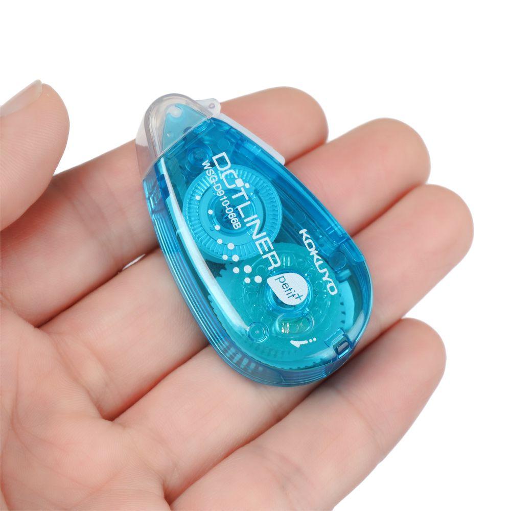 Lovely Refillable Dots Stick Roller Office Supplies Double Sided Adhesive Glue Tape Dispenser