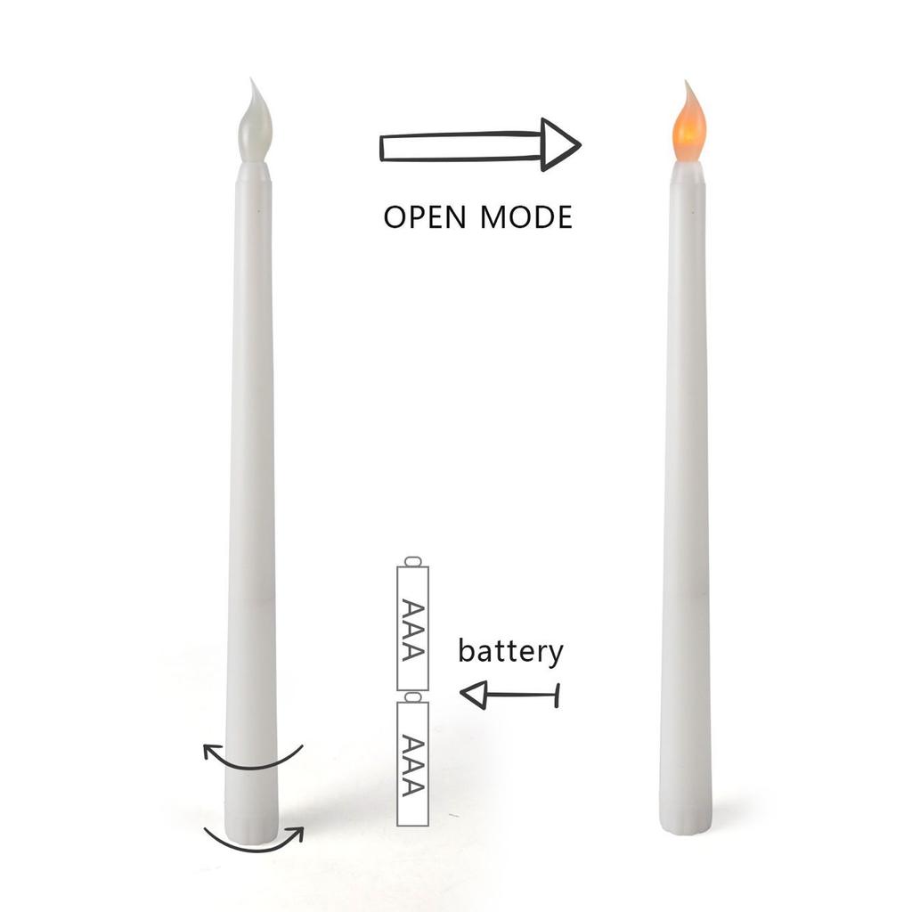 Charm LED Long Pole Electronic Candle Light Party Flameless Candle Lamp Restaurant Birthday Decoration Supplies Candles Lights Atmosphere For Wedding
