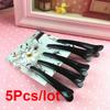 5Pcs/lot Black Hair Clips Professional Hairdressing Salon Hairpins Hair Accessories Headwear Barrette Hair Care Styling Tools