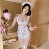 Sex Underwear Pure Lace Maid Emotional Fun Underwear Buttocks Strap Bow Cherry Maid Clothing