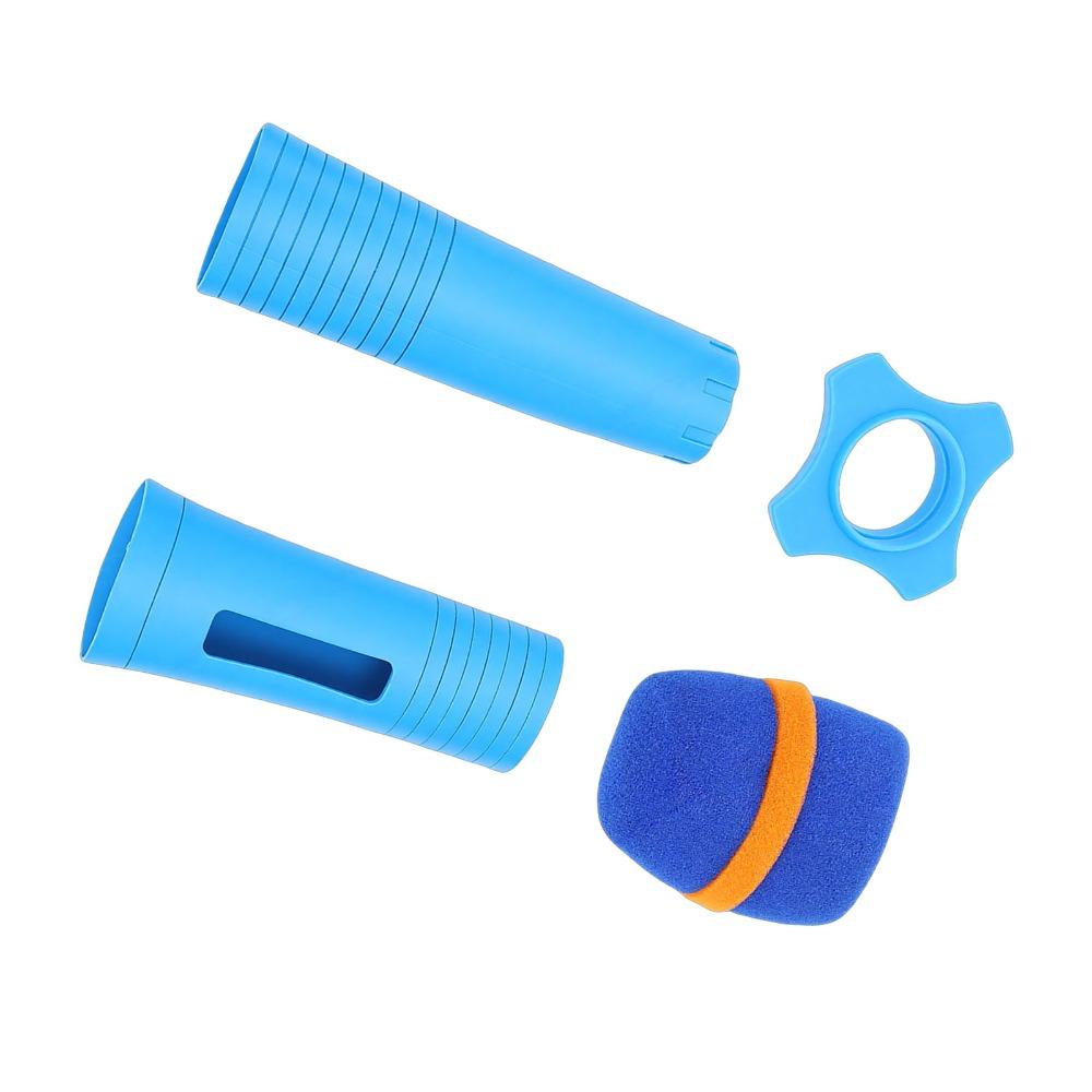 with Windscreen Anti Slip Ring Microphone Handle Sleeve Mic Protection Cover for KTV Home Karaoke