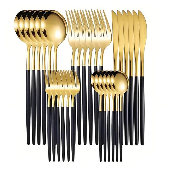 Набор столовых приборов для западного ресторана из нержавеющей стали