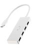 ELECOM USB Hub Connection 4 Ports Bus Power 15cm Cable X USB2.0 USB-C Shiro-chan (White Black) U2HC-H040WF