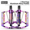 WEST BIKING 3 Подшипника Велосипедные Педали Электрооцинкованный Алюминий MTB Шоссейный Велосипед Трубка из Углеродного Волокна Антискользящие Педали Велосипедные Аксессуары