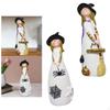 2 X Halloween Witch Figurine, Adorable Statue for Holiday Party Decoration