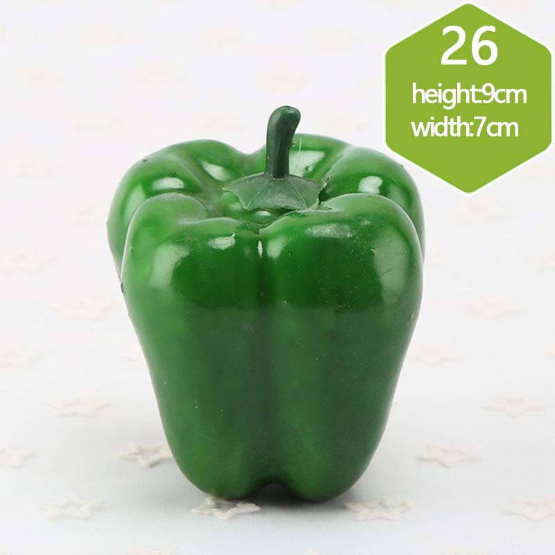 Имитация овощей из зеленого ПВХ-материала, поддельные модели овощей, детские ролевые игры, кухонные игрушки, искусственные продукты, украшение для дома