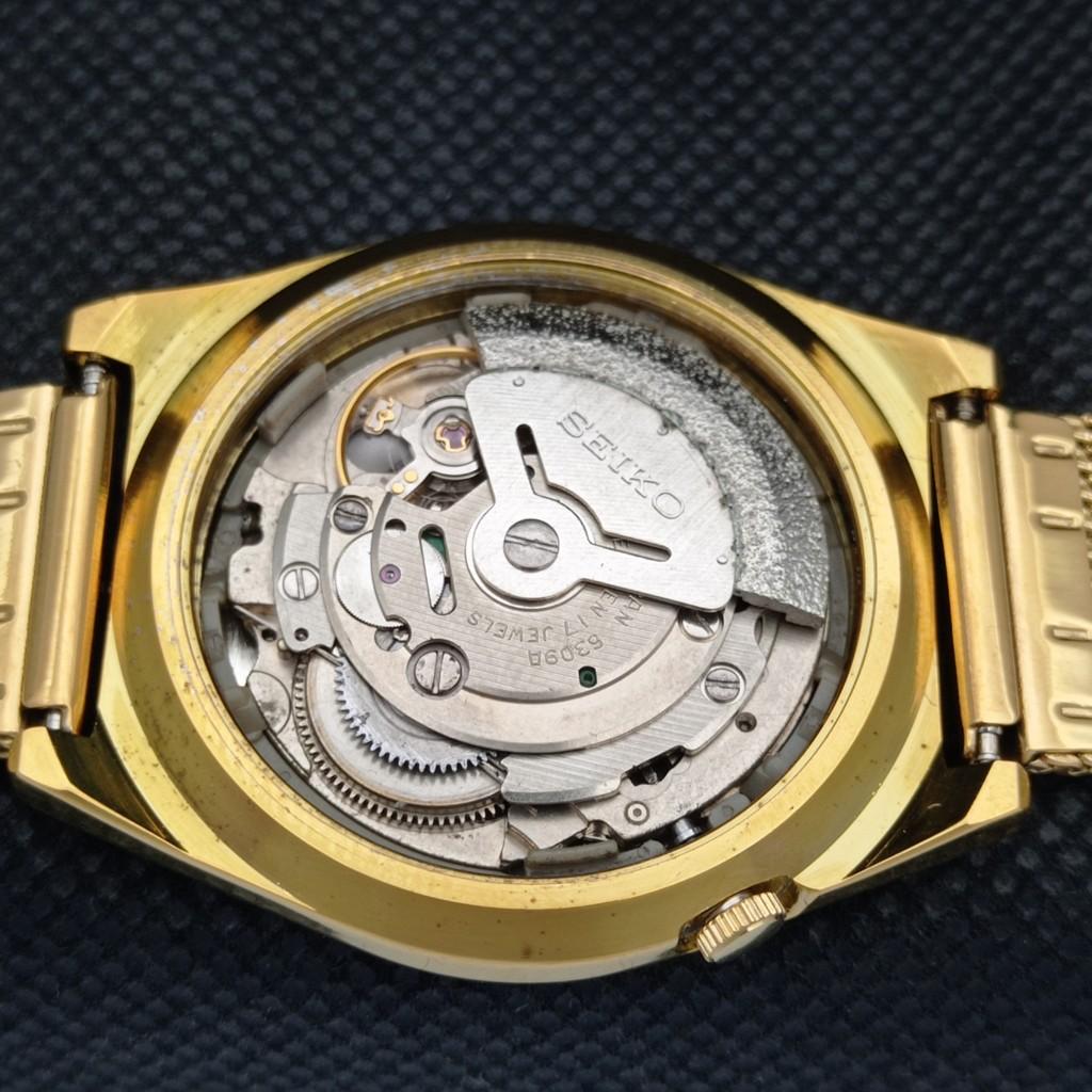 ВОССТАНОВЛЕННЫЕ ВИНТАЖНЫЕ SEIKO 5 AUTO 6309A ЯПОНИЯ МУЖСКИЕ D/D СЕРЕБРЯНЫЕ ЧАСЫ a309507-5