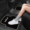 ABCDFE1 2/4pcs Leather Car Floor Mats Carpet Cushion For KIA KN Sportage Ceed Sorento Cerato Optima Picanto Rio Soul Stonic Forte Cerato