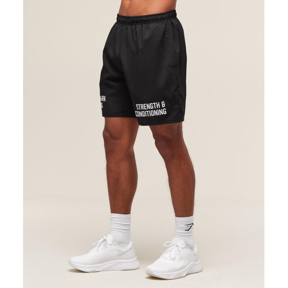 GymShark S C graphiC 7  ShortS blaCk a2C2q Bb2j