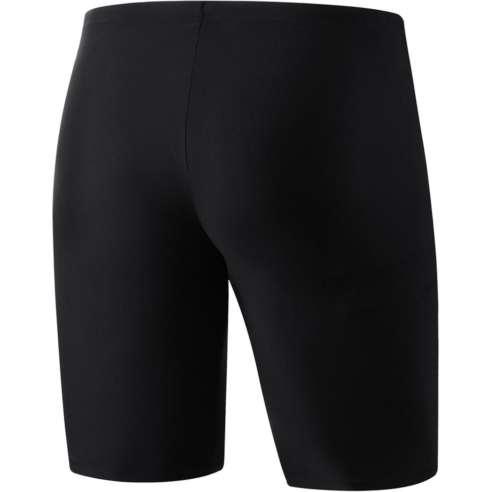 Li Ning Swimming Series Солнцезащитные буквы Повседневные удобные шорты для плавания с пятью точками Мужские купальные костюмы Черный ASLU121-1