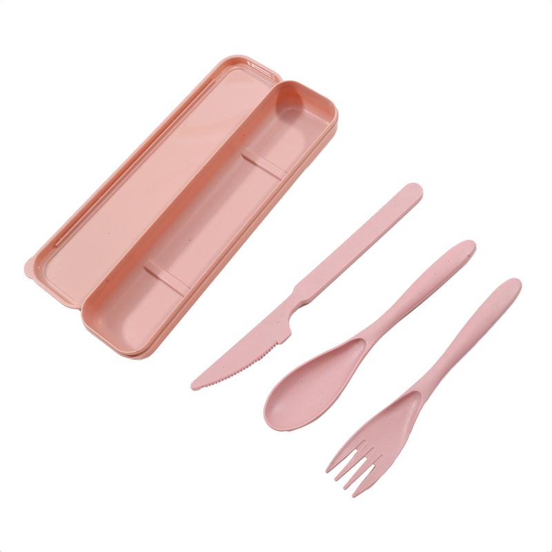 Набор посуды, нож для пшеницы, вилка и ложка, трехсекционные аксессуары для кемпинга на открытом воздухе, набор походной посуды 3 в 1