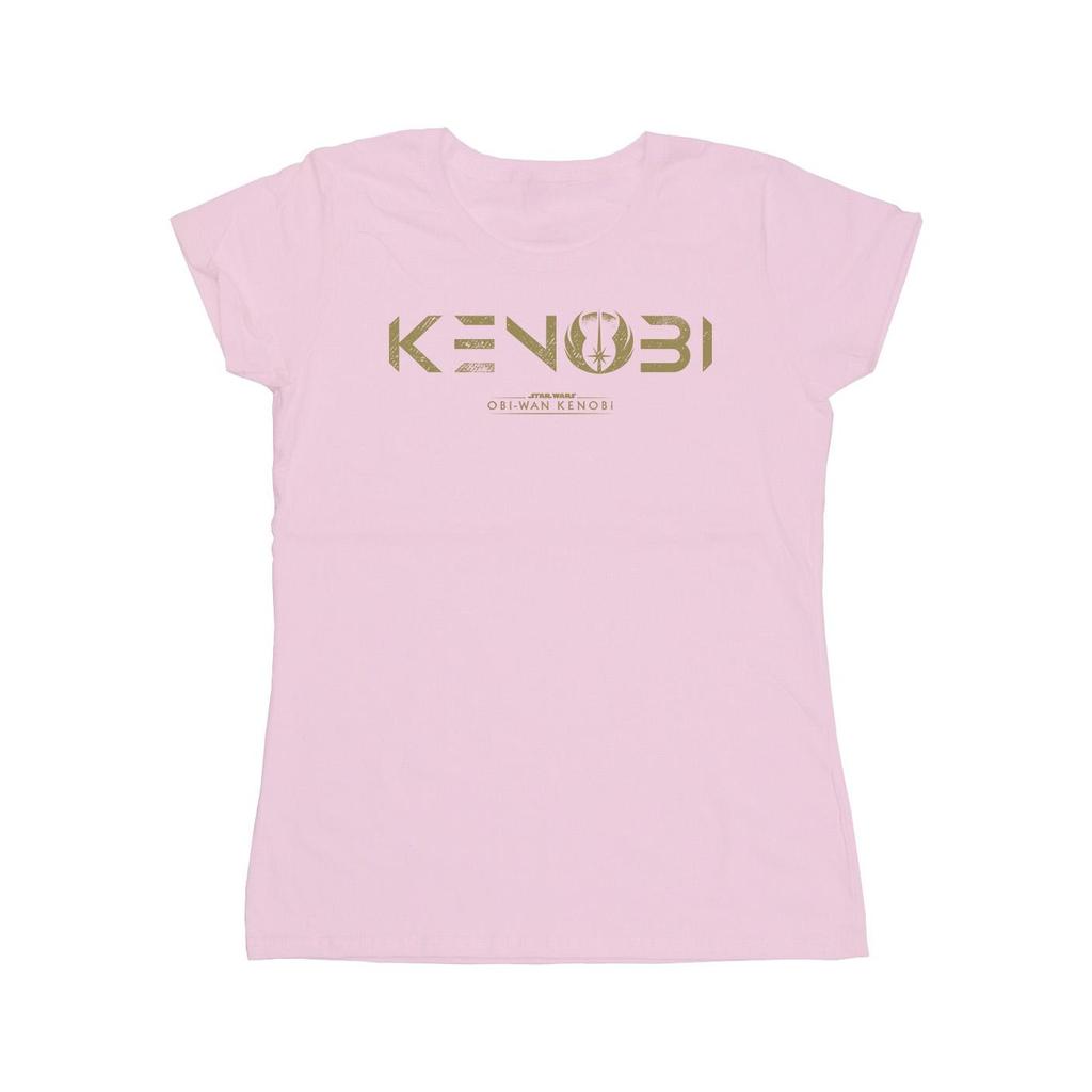 Star Wars Womens/Ladies Obi-Wan Kenobi Logo Cotton T-Shirt