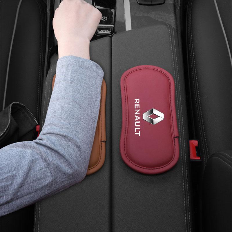 1 шт. кожаная автомобильная подушка, автомобильная накладка на колени, эластичная подушка для ног из пены с памятью для серии Renault Dacia Reynolds Koleos Kadjar Captur