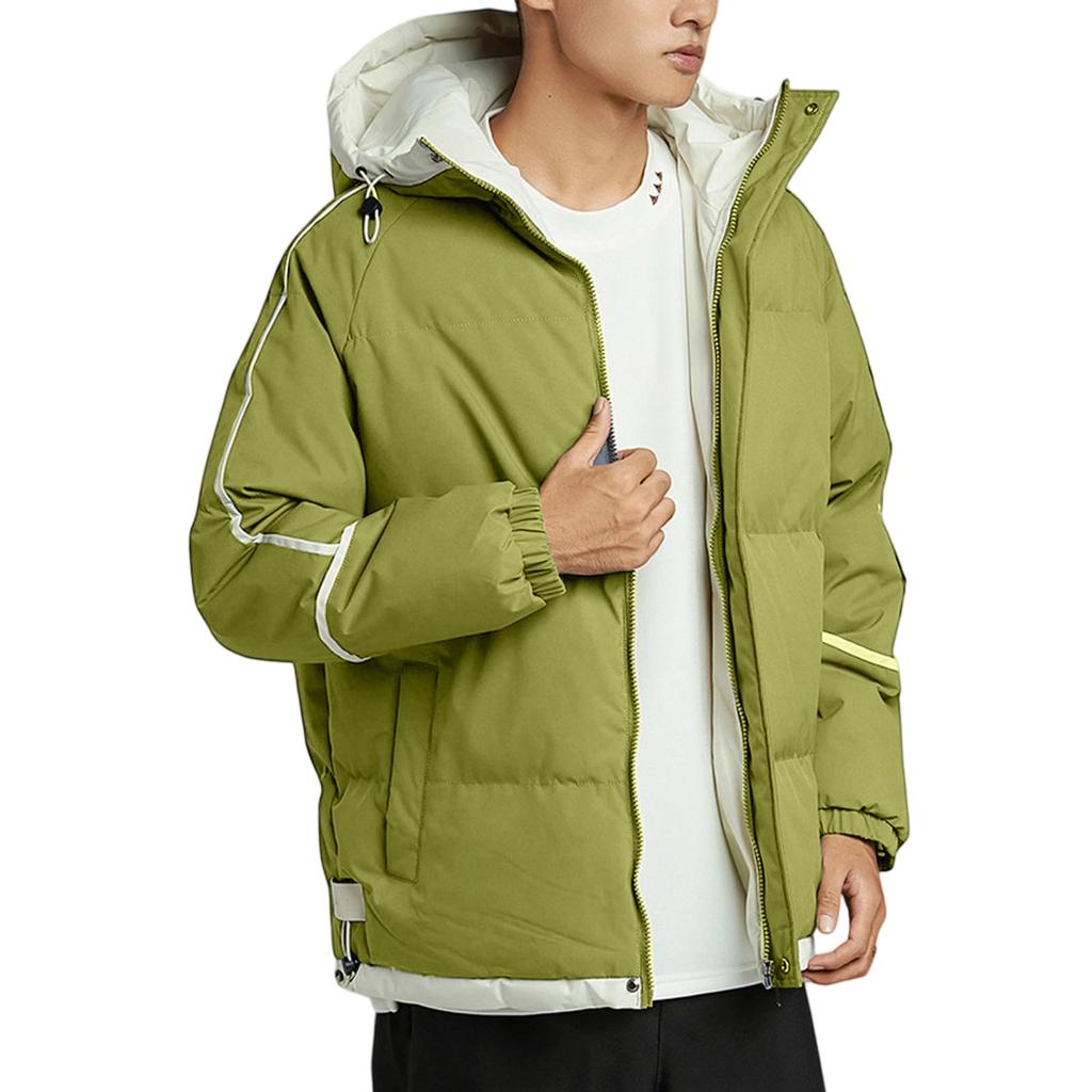 Men's And Women's Loose Hooded Hood Cotton-Padded Jacket Coat