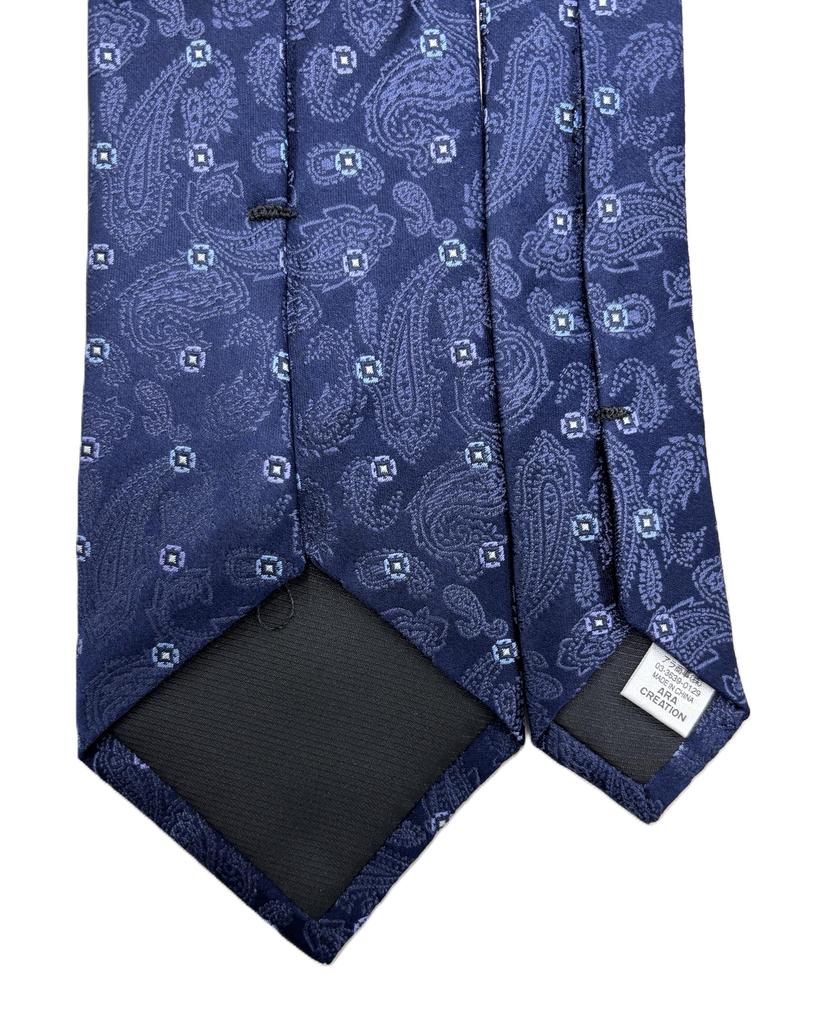 [Hiroko Koshino Homme] Галстук, Узор Саласа, Мелкий узор, 003254-20000-2924 01 Синяя основа, Узор Саласа, Мелкий узор, БЕСПЛАТНО