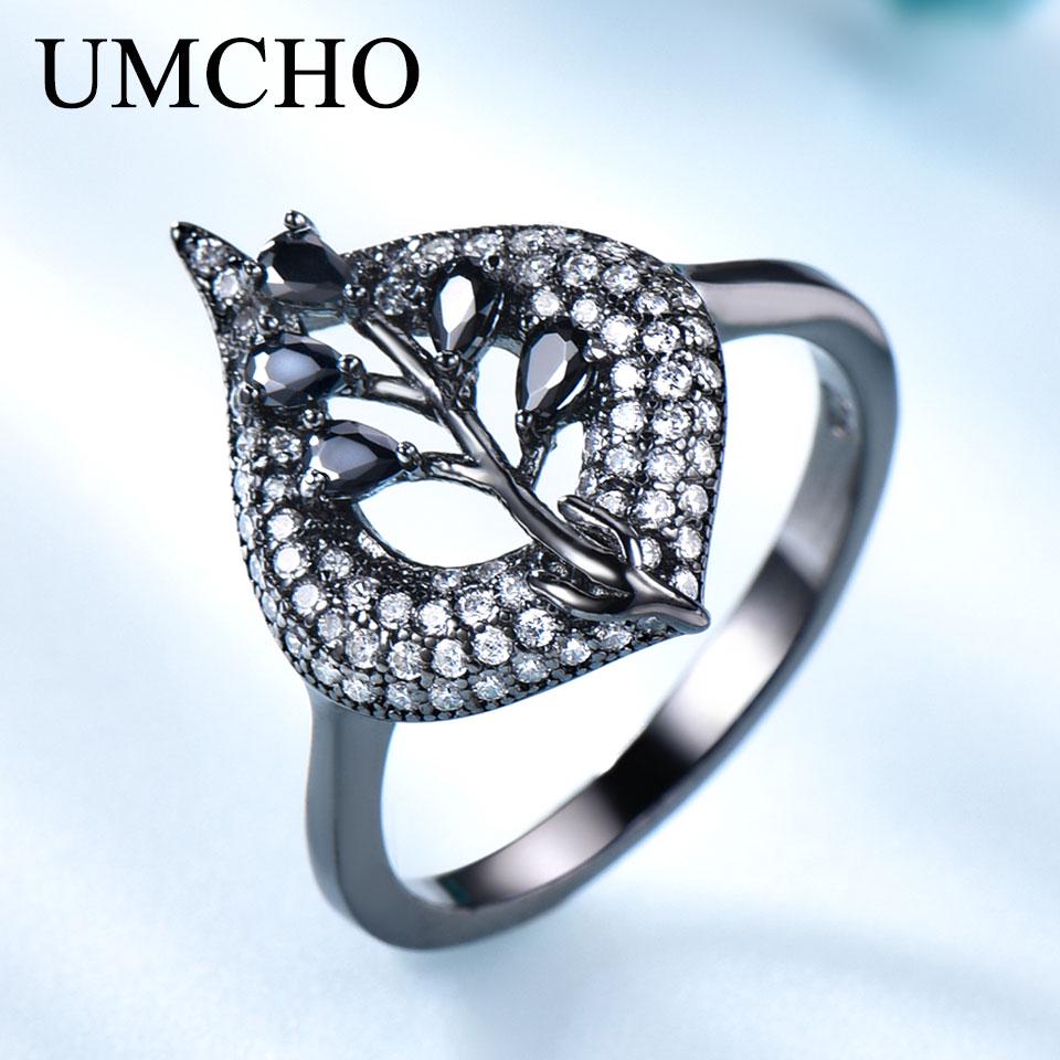 Umcho Женское кольцо со шпинелью на юбилей, день рождения, День святого Валентина, ювелирные изделия, подарки для женщин, жены и девочек