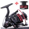 Spinning Fishing Reel 13+1BB Light Smooth Feeder Wheel with Spare Line Spool Fishing Tackle